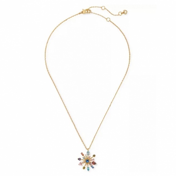 KATE SPADE • Firework Floral Pendant Necklace - Picture 3 of 4